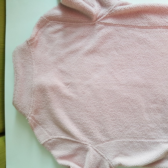 Pale Pink Full Zip Fleece Jacket 4 Pockets Size Medium - Picture 9 of 9